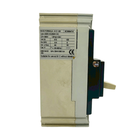 โมลเคสเซอร์กิตเบรกเกอร์ 20 แอมป์ 1 โพล (25KA) ABB MCCB A1N 125 TMF_4